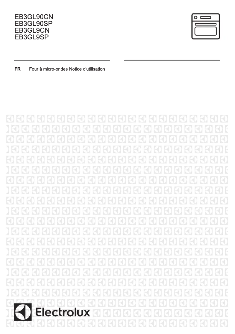 Page n°1 - Manuel utilisateur Electrolux EB3GL90SP