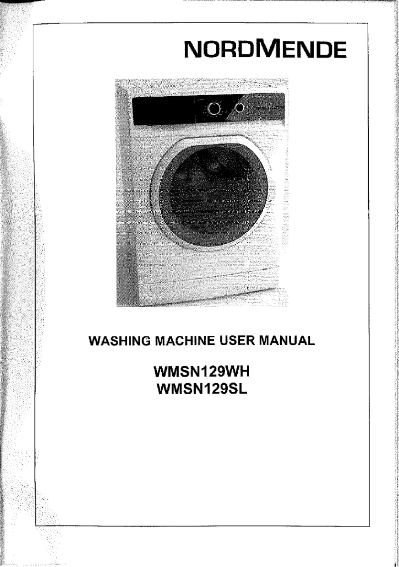 Page n°1 - Manuel utilisateur Nordmende WMSN 129 WH