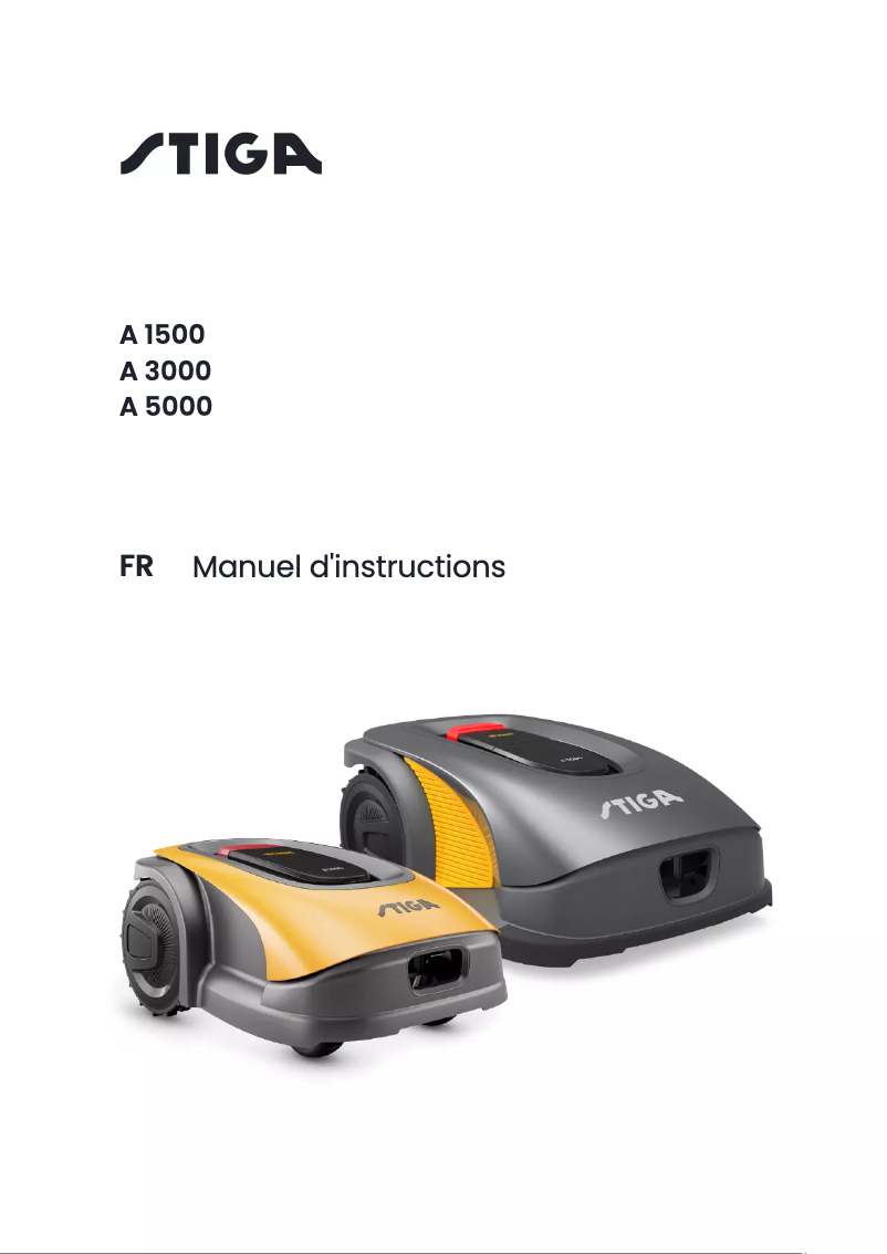 Page n°1 - Manuel utilisateur Stiga A 3000