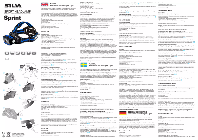 Page 1 de la notice Manuel utilisateur Silva Sprint