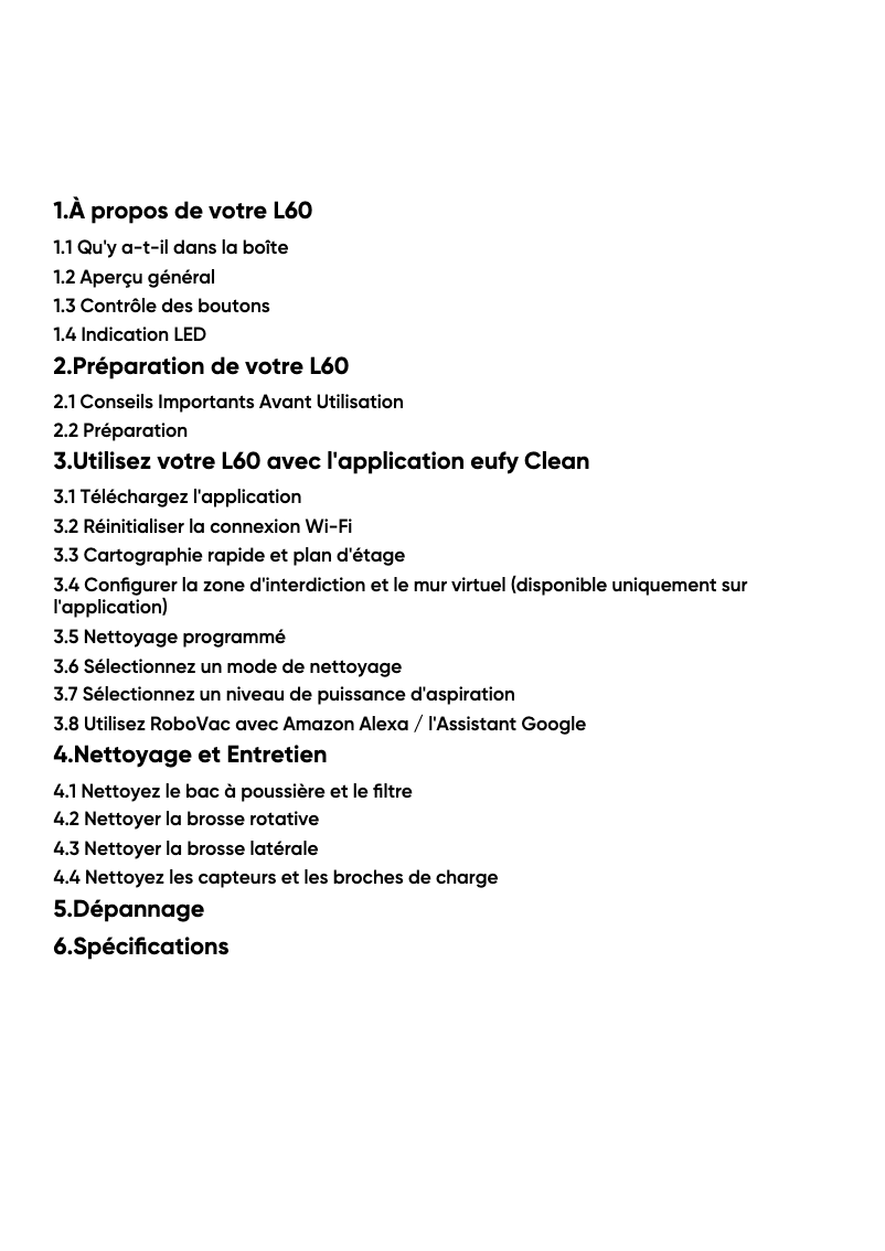 Imagen de la primera página del manual del dispositivo L60 Hybrid SES