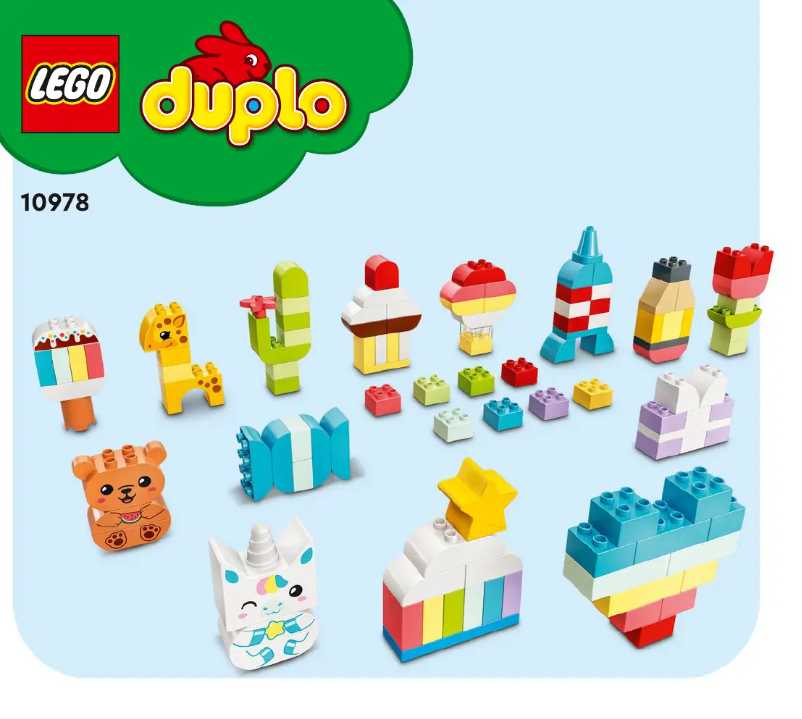 Page 1 de la notice Manuel utilisateur Lego Duplo 10978