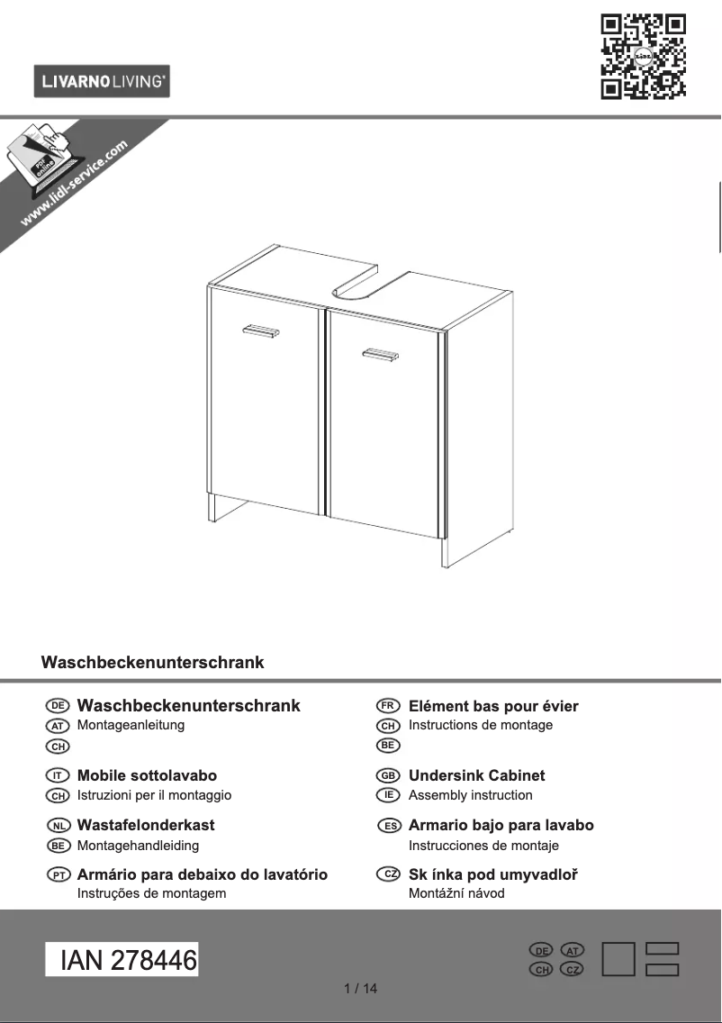 Image de la première page du manuel de l'appareil IAN 278446