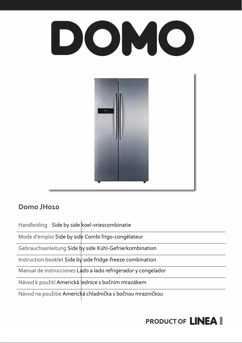 Page n°1 - Manuel utilisateur Domo JH010