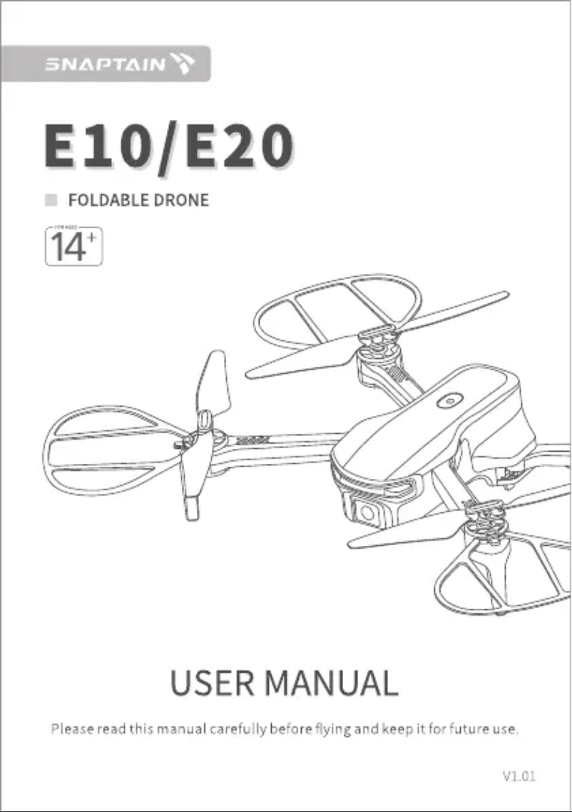 Image de la première page du manuel de l'appareil E10