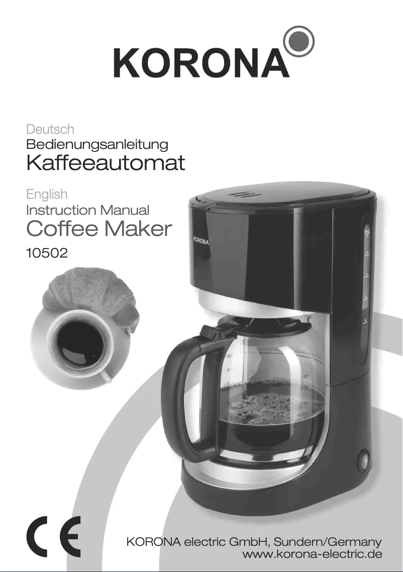 Page n°1 - Manuel utilisateur Korona 10502