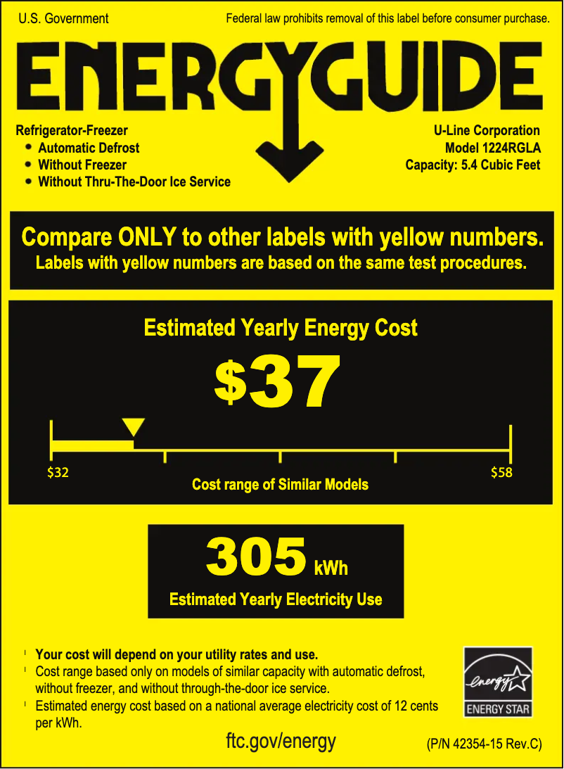 Image de la première page du manuel de l'appareil U-1224RGL