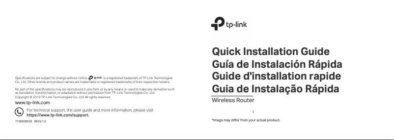 Página 1 del manual Manual de usuario TP-Link Archer A6