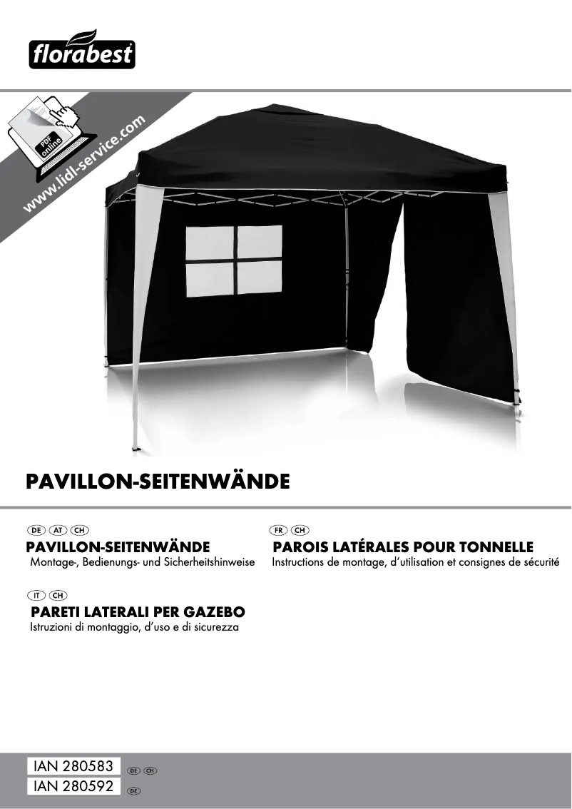 Page n°1 - Manuel utilisateur Florabest HG01773