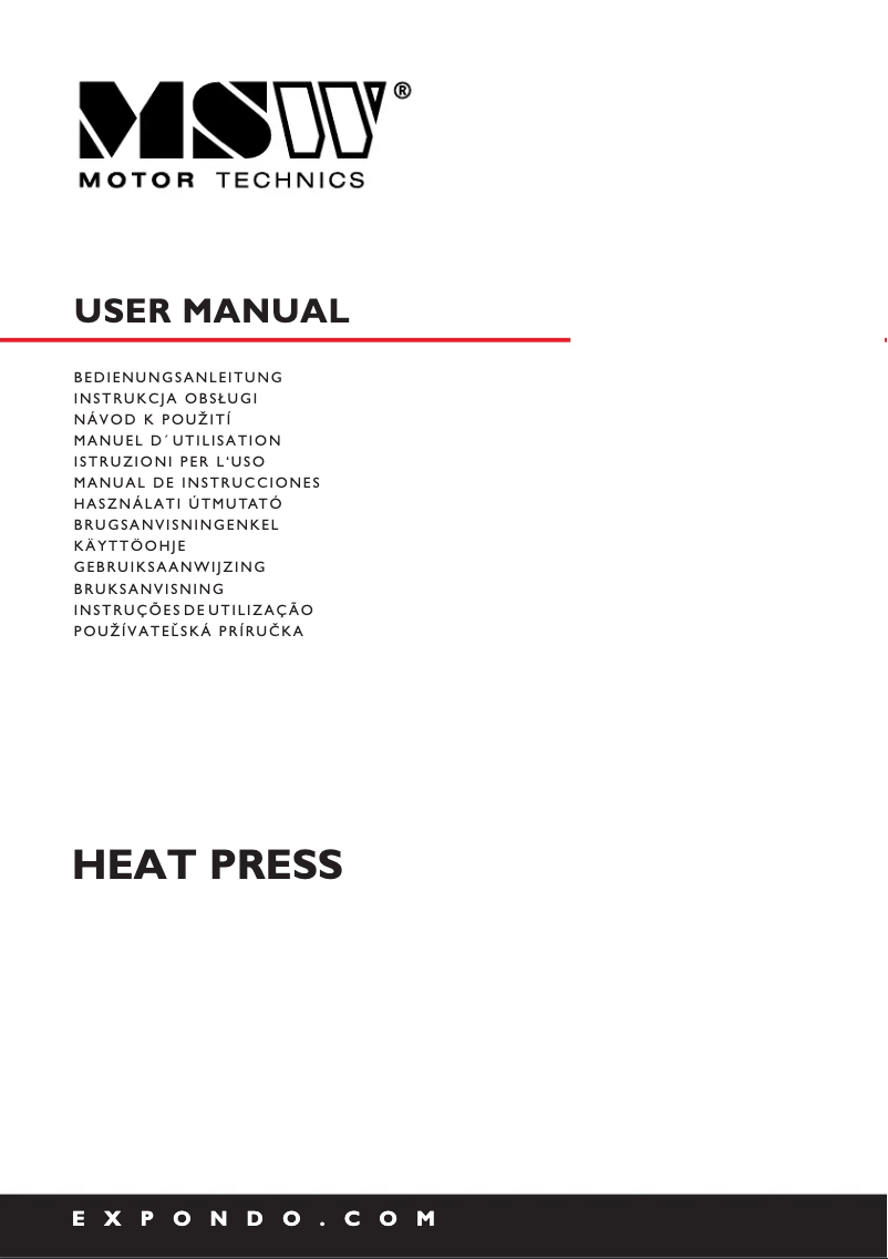 Page 1 de la notice Manuel utilisateur MSW MSW-C&A HP Z1