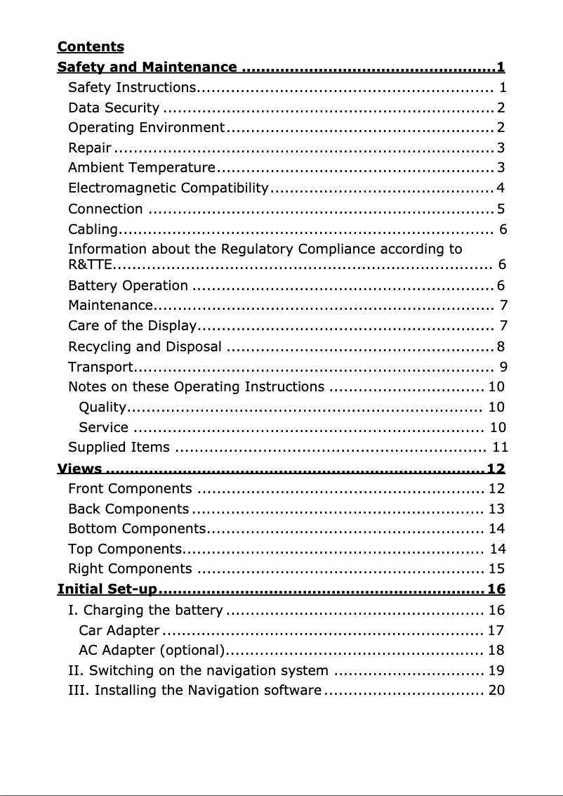 Page 1 de la notice Manuel utilisateur Medion GoPal P4410 M5 (MD 96433)