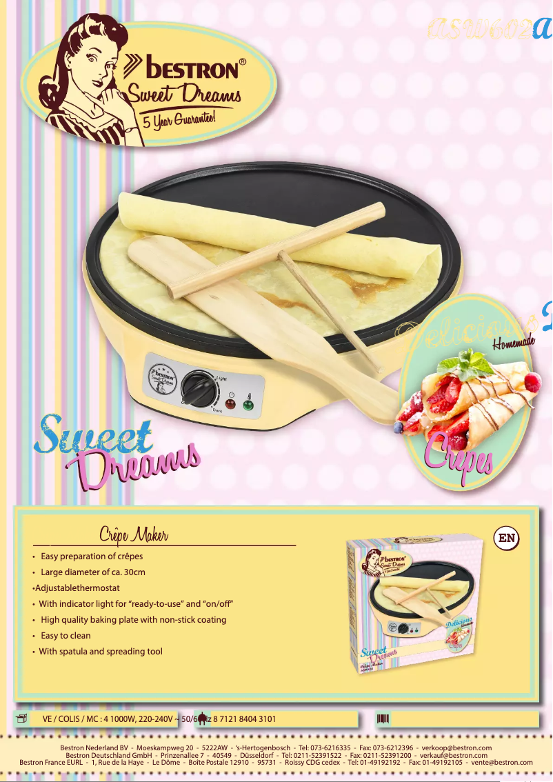 Image de la première page du manuel de l'appareil ASW602