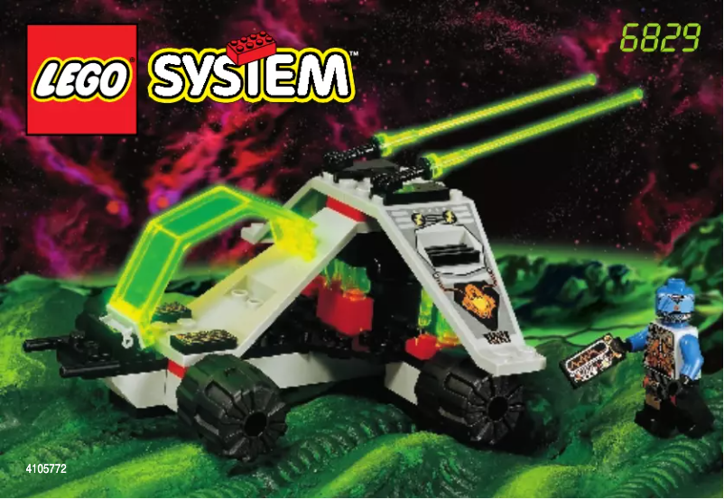 Page n°1 - Manuel utilisateur Lego Space 6829