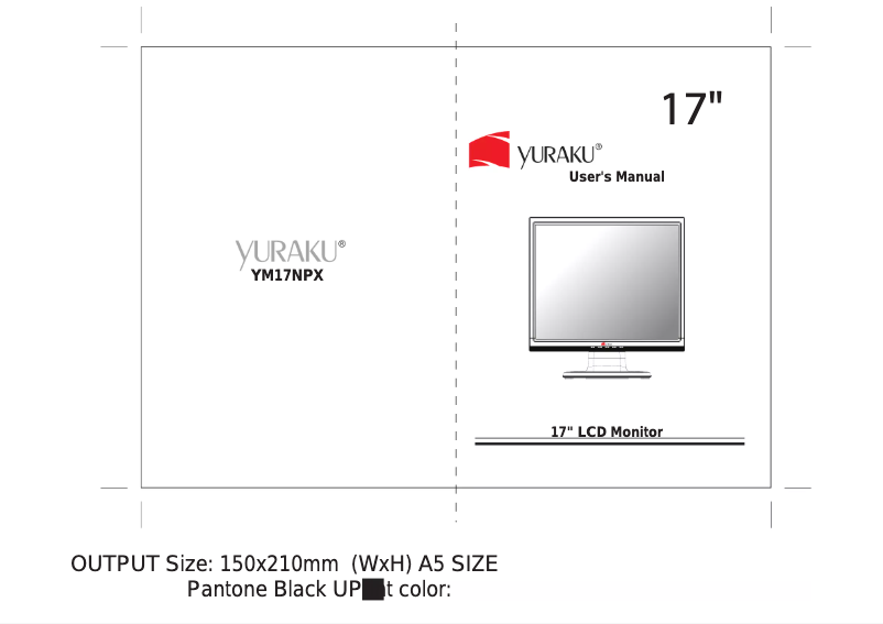 Page 1 de la notice Manuel utilisateur Yuraku YM17NPX