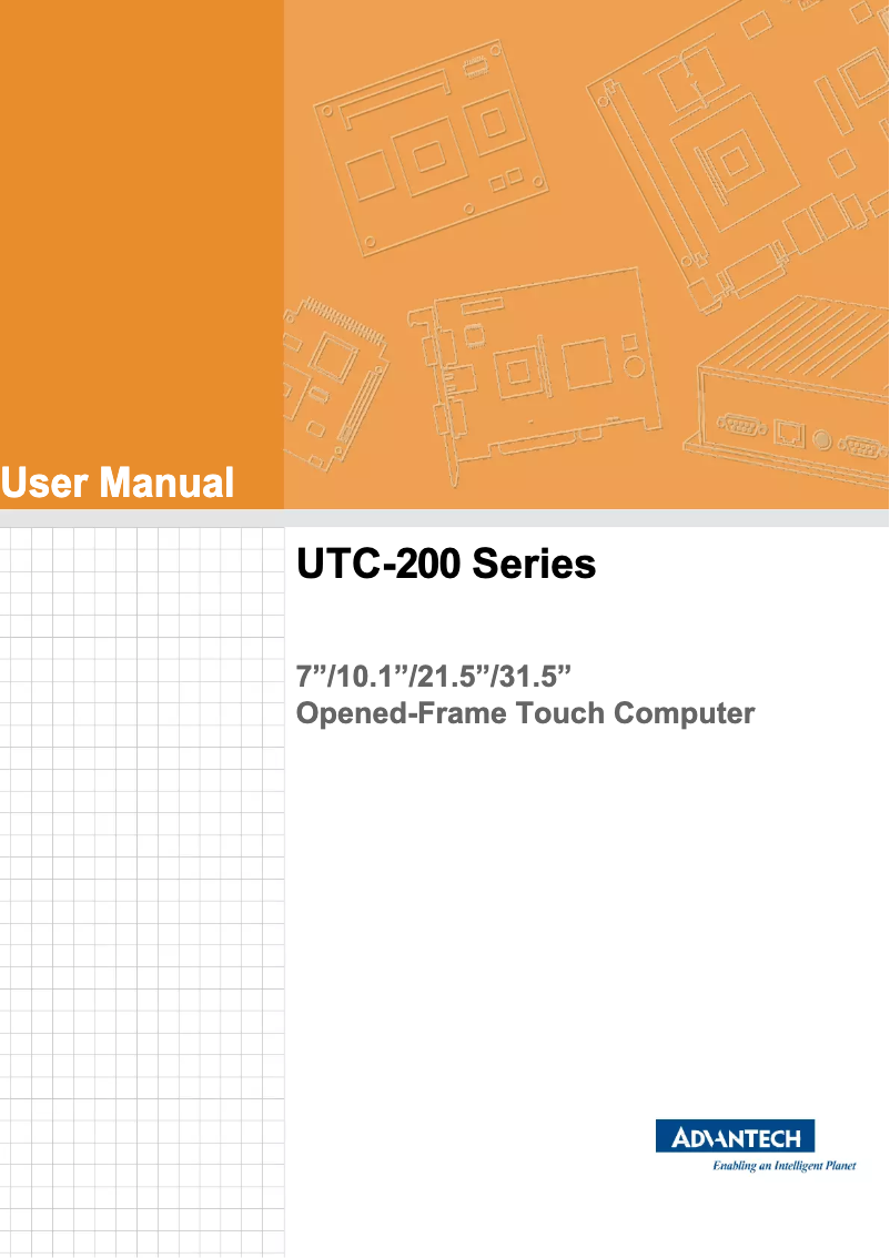 Image de la première page du manuel de l'appareil UTC-207
