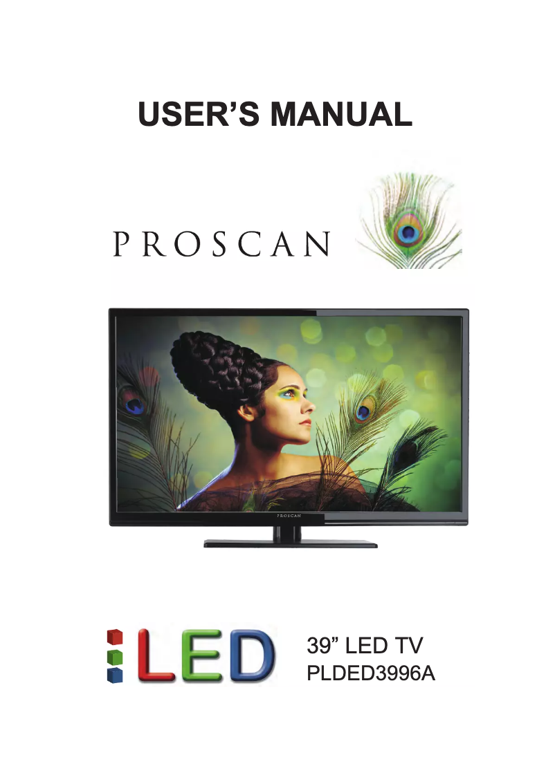 Page 1 de la notice Manuel utilisateur Curtis Proscan PLDED3996A