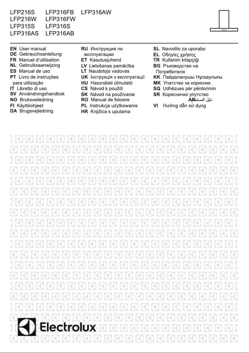 Page 1 de la notice Manuel utilisateur Electrolux LFP315S
