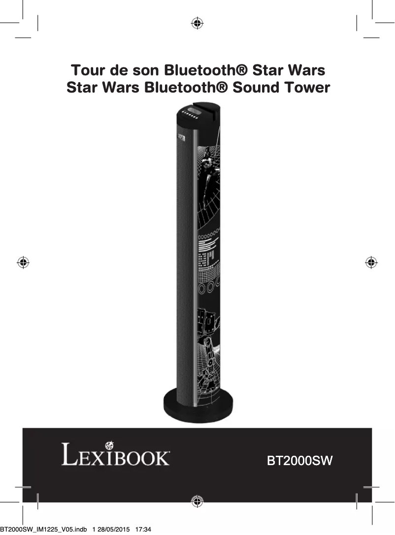 Image de la première page du manuel de l'appareil BT2000SW