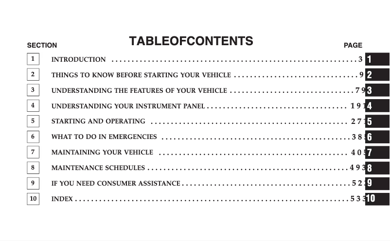 Page 1 de la notice Manuel utilisateur RAM 2500 Diesel (2007)