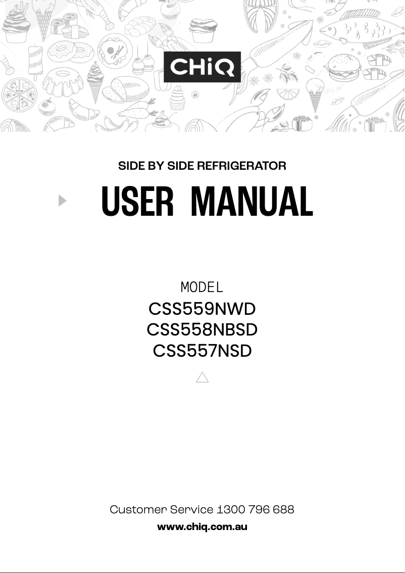 Imagen de la primera página del manual del dispositivo CSS559NWD