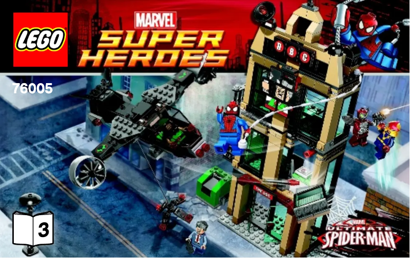 Page n°1 - Manuel utilisateur Lego Spider-Man (TM): Daily Bugle Showdown