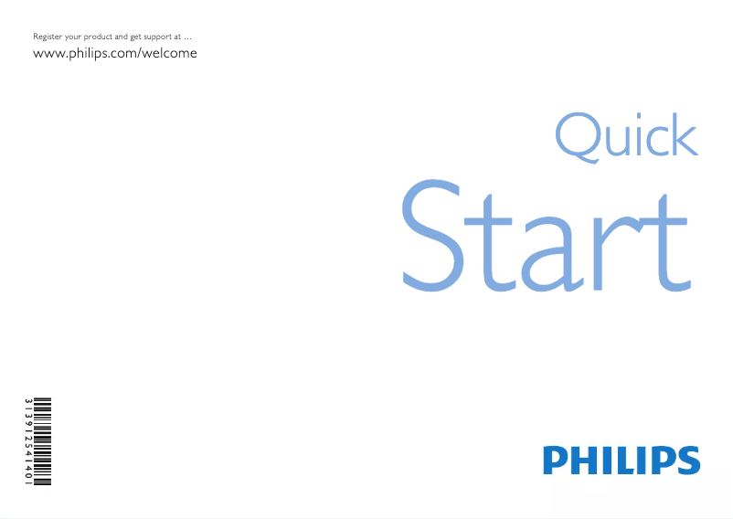 Image de la première page du manuel de l'appareil 32PFL5624H