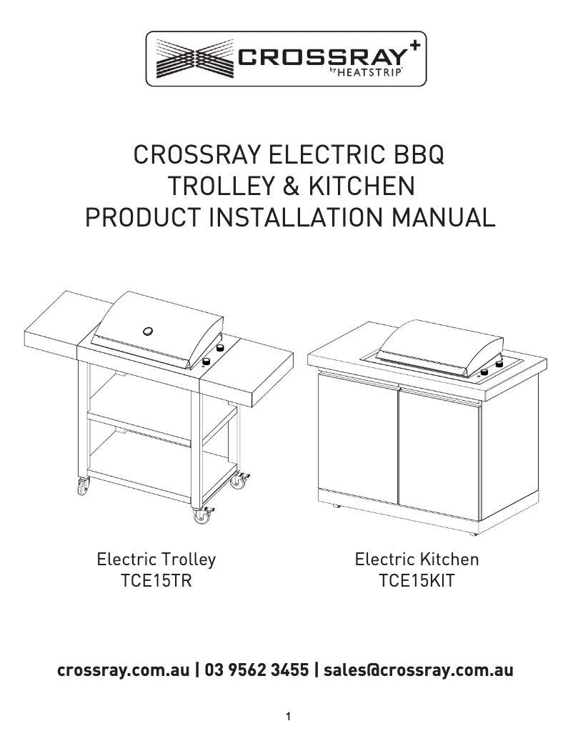 Image de la première page du manuel de l'appareil TCE15KIT