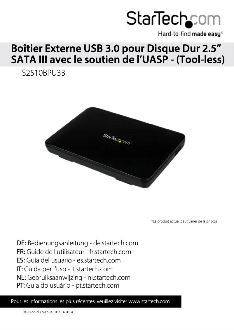 Image de la première page du manuel de l'appareil S2510BPU33