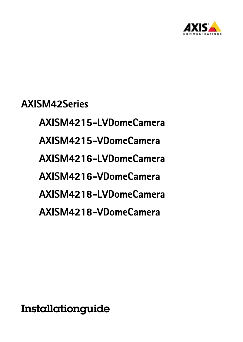 Image de la première page du manuel de l'appareil M4216-LV