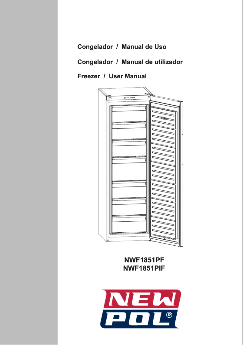 Page n°1 - Manuel utilisateur New Pol NWF1851PF
