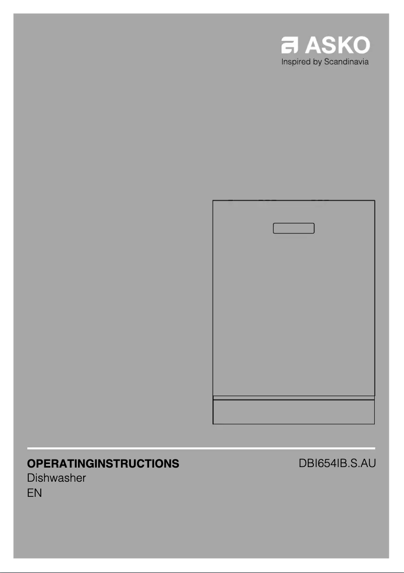 Image de la première page du manuel de l'appareil DBI654IBS