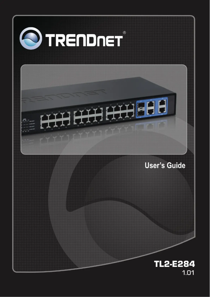 Page 1 de la notice Manuel utilisateur TRENDnet TL2-E284