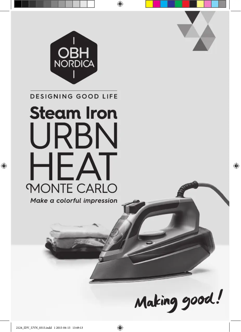 Imagen de la primera página del manual del dispositivo URBN Heat Monte Carlo