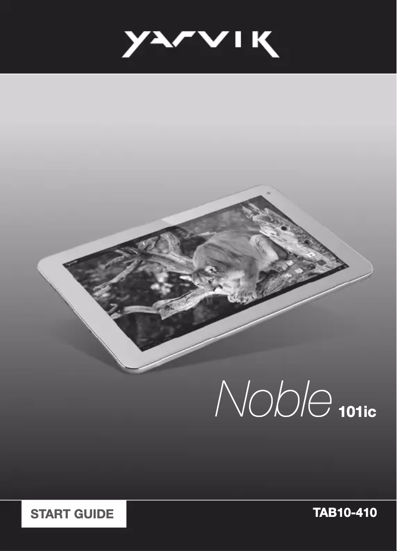 Page 1 de la notice Manuel utilisateur Yarvik Noble 10"
