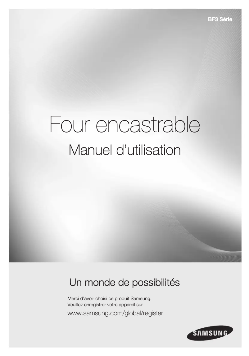 Image de la première page du manuel de l'appareil BF3C4T047