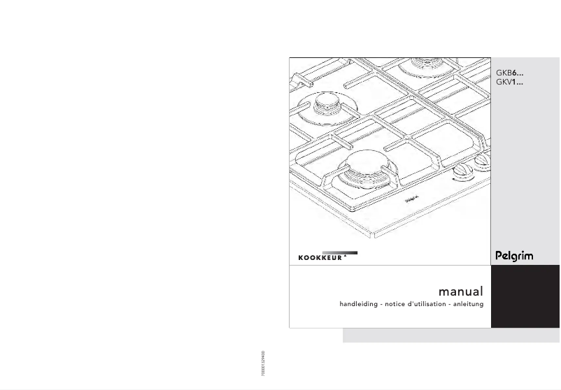 Page 1 de la notice Manuel utilisateur Pelgrim GKV133