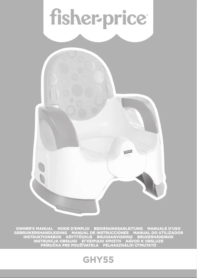 Página 1 del manual Instrucciones / montaje Fisher Price Custom Comfort Potty