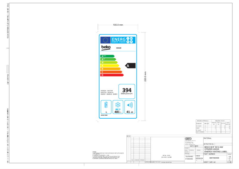 Page n°1 - Manuel utilisateur Beko BCF 5012 AW