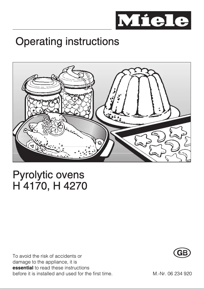 Page 1 de la notice Manuel utilisateur Miele H 4270