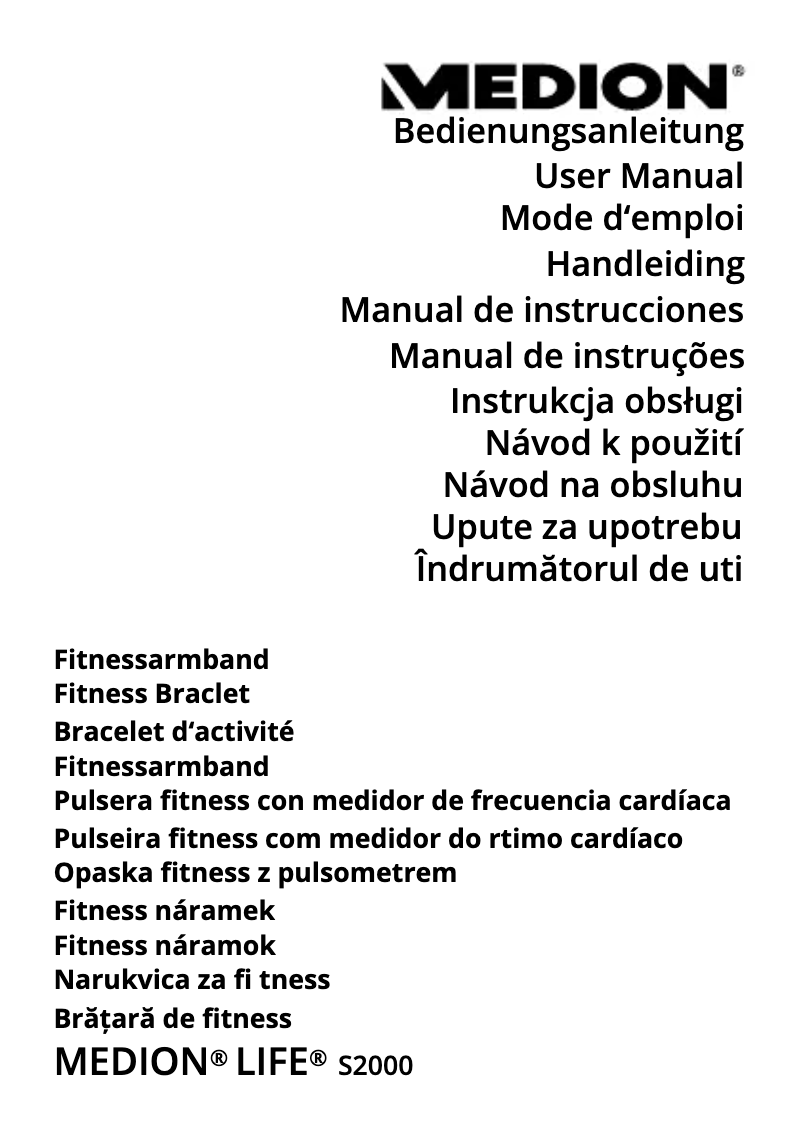 Page n°1 - Manuel utilisateur Medion LIFE S2000 (MD 60592)