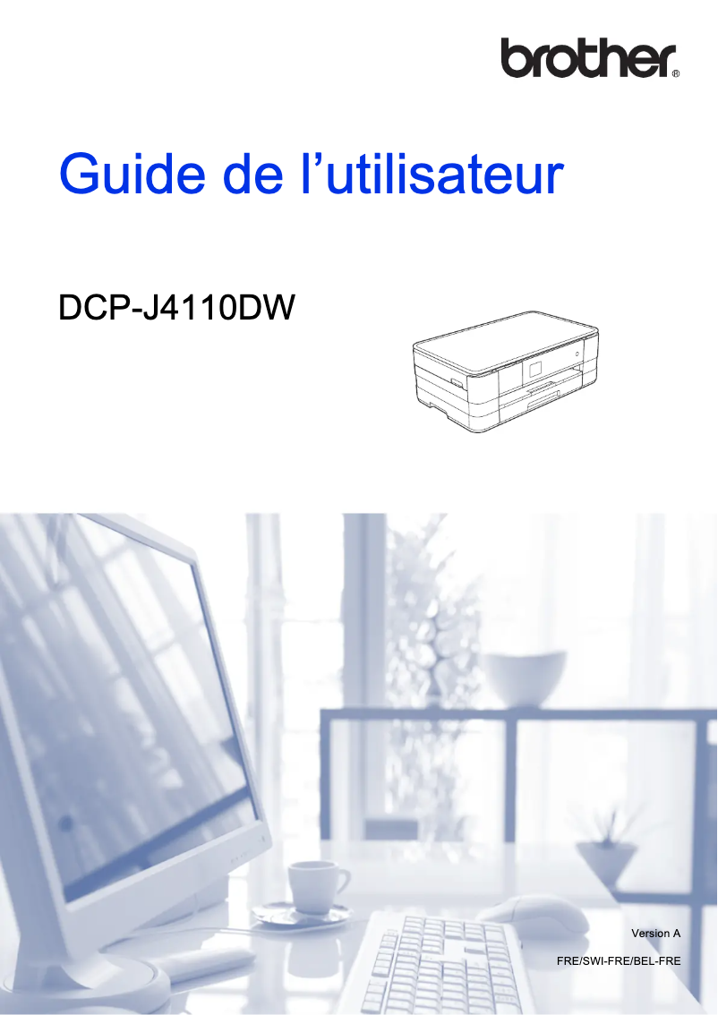 Page 1 de la notice Manuel utilisateur Brother DCP-J4110DW