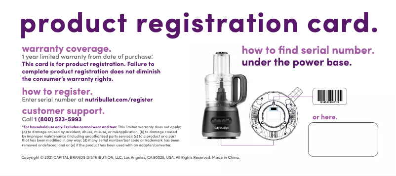 Image de la première page du manuel de l'appareil Food Processor 7