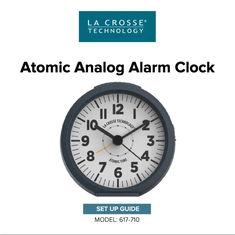 Page 1 de la notice Manuel utilisateur La Crosse Technology 617-710