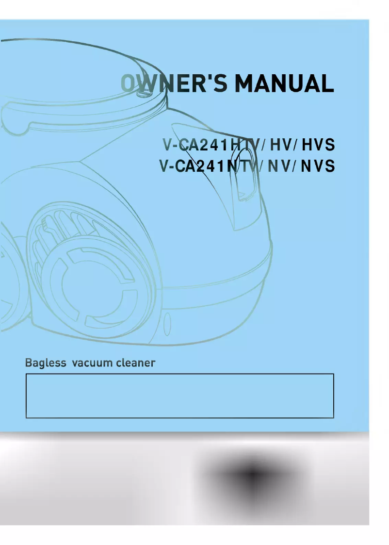 Page n°1 - Manuel utilisateur LG V-CA241HVS