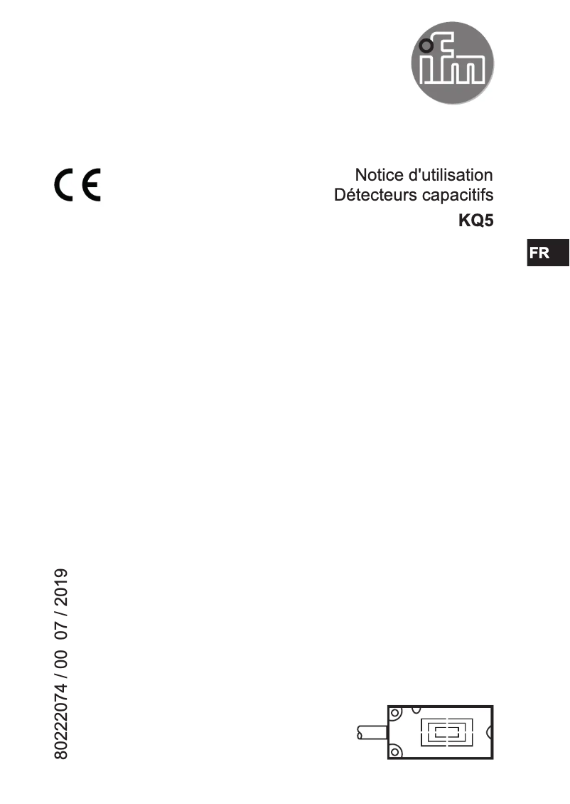 Page 1 de la notice Manuel utilisateur IFM KQ5012