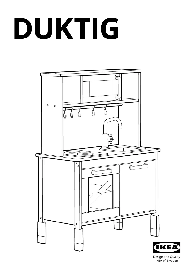 Image de la première page du manuel de l'appareil DUKTIG 805.577.40