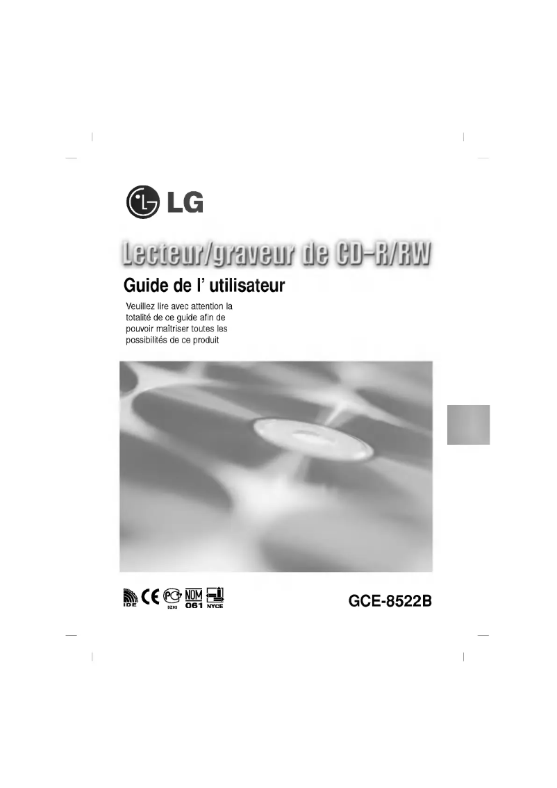 Image de la première page du manuel de l'appareil GCE-8522B