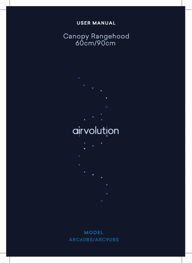 Imagen de la primera página del manual del dispositivo ARC60BS