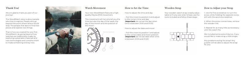 Page 1 de la notice Manuel utilisateur WoodWatch Nightowl