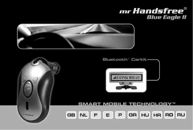 Page 1 de la notice Manuel utilisateur Mr. Handsfree Blue Eagle II